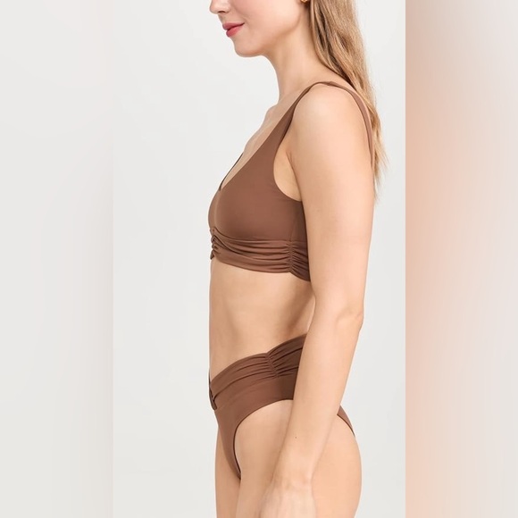 New! RIOT SWIM Pico Top in Brown Sugar 31057 - Picture 4 of 14